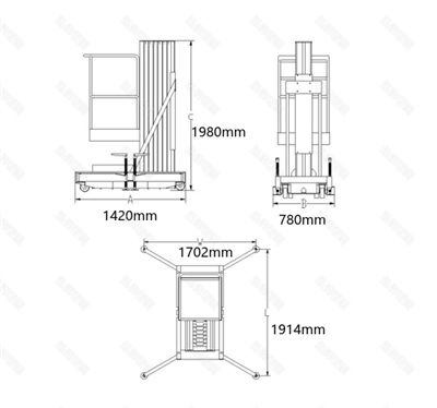 Makaslı Kaldırma İnşaat Makineleri Kaldırma İskelesi Kalıp Çekilebilir Bomlu Asansör Asma Platform Hava Çalışma Platformu İskele Elektrikli Vinç Kaldırıcı Hava Platformu