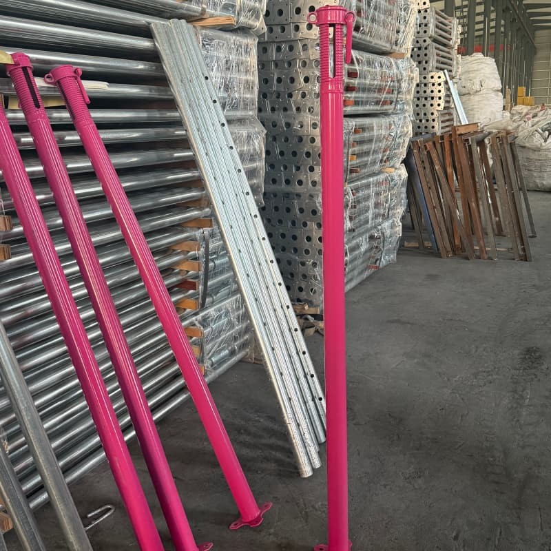 Telescopic Welded Steel Support Prop Industrial Building Construction Use factory